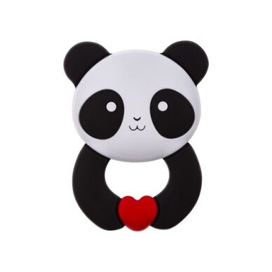 Akuku silikoninis kramtukas panda A0055 Akuku silikoninis kramtukas panda A0055