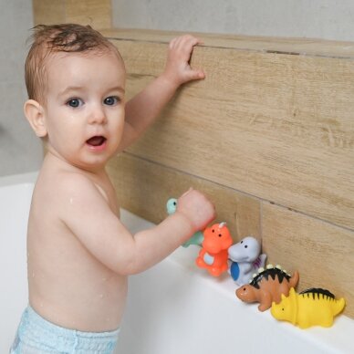 Akuku vonios žaislai dinozaurai 5vnt A0169 8 Akuku vonios žaislai dinozaurai 5vnt A0169 8