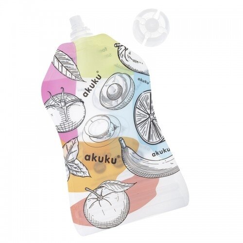 Akuku maišeliai maisteliui daugkartiniai 5 vnt 150ml A0056 5