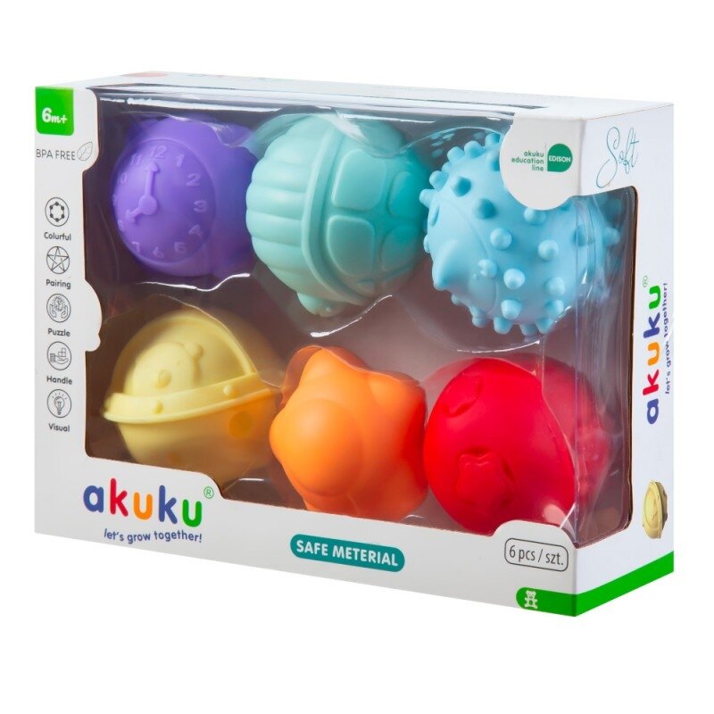 Akuku lavinamieji kamuoliukai 6vnt A0640 3 Akuku lavinamieji kamuoliukai 6vnt A0640 3