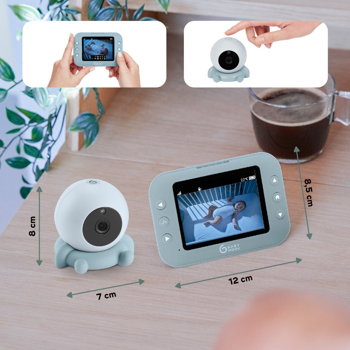 Babymoov YOO Roll Video Baby Monitor A014431 4