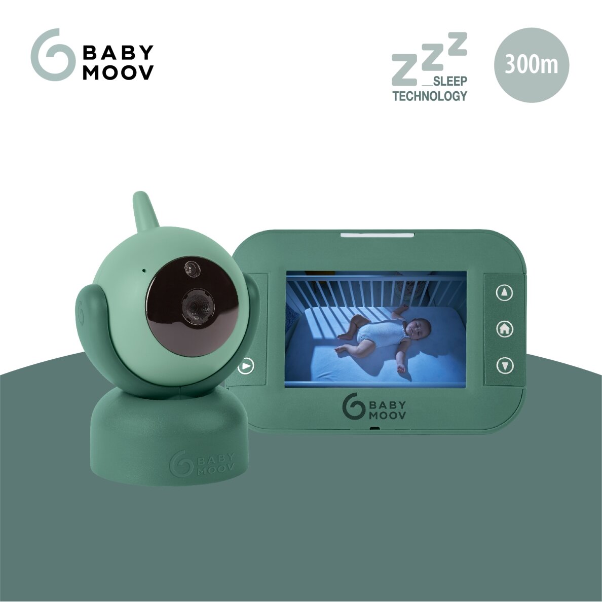Babymoov YOO Twist Motorised Video Baby Monitor A014425 1 Babymoov YOO Twist Motorised Video Baby Monitor A014425 1