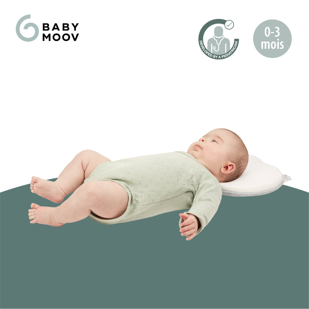 Babymoov Lovenest Original Ergonomic  Head Support - White A050231 1