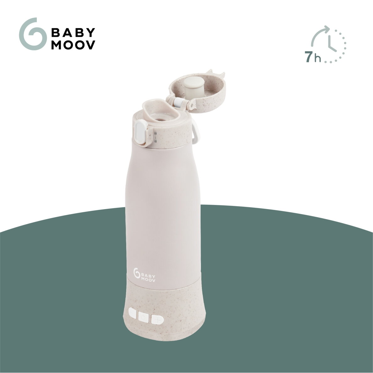 Babymoov Moov & Feed travel bottle warmer - Mineral Beige A002103 1 Babymoov Moov & Feed travel bottle warmer - Mineral Beige A002103 1