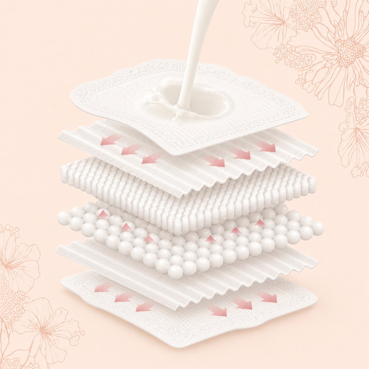 Babyono įdėklai į liemenėlę NIGHT&DAY 3D 40vnt 1703 5