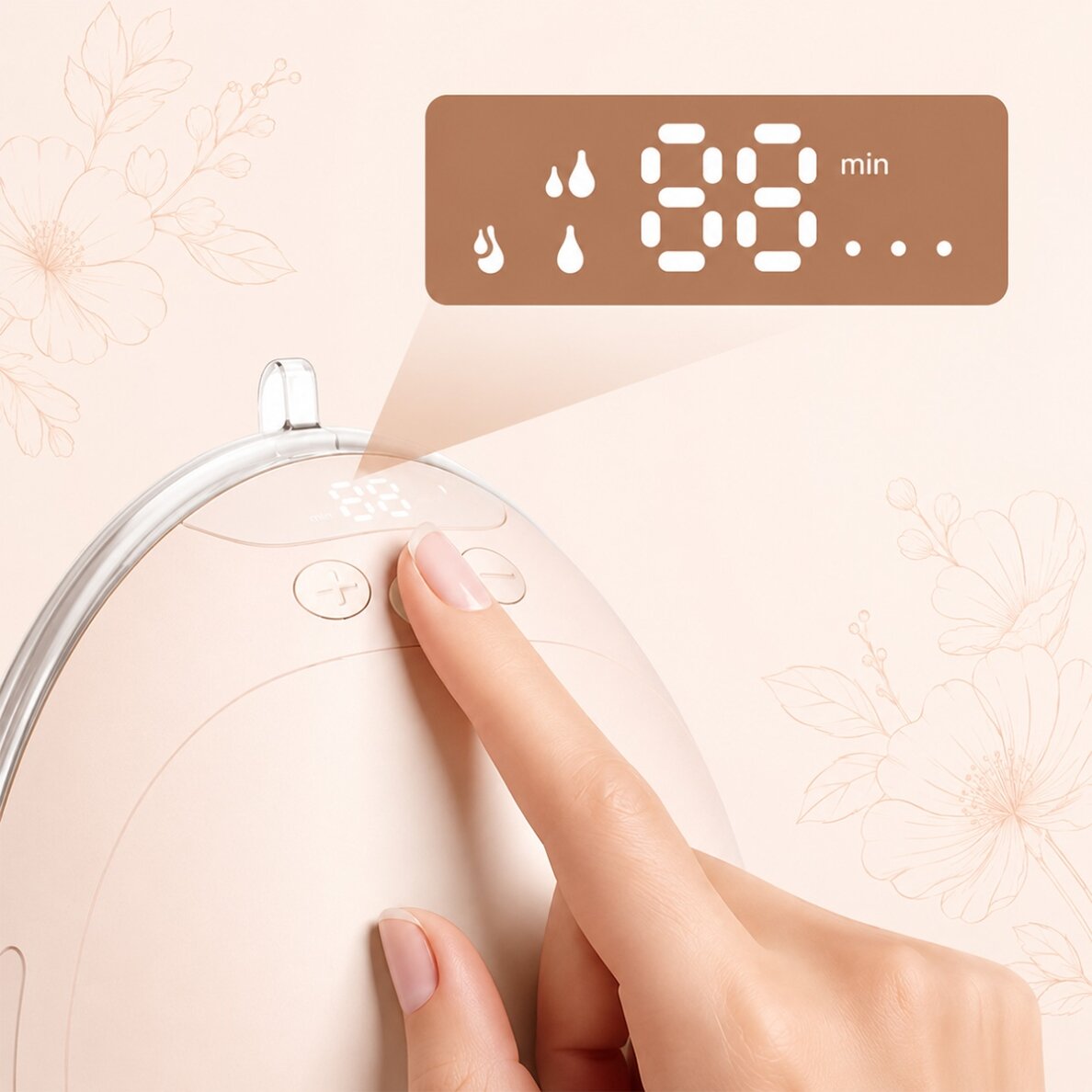 Babyono pientraukis elektrinis laisvų rankų pientraukis SHELLY PRO 1701 7 Babyono pientraukis elektrinis laisvų rankų pientraukis SHELLY PRO 1701 7