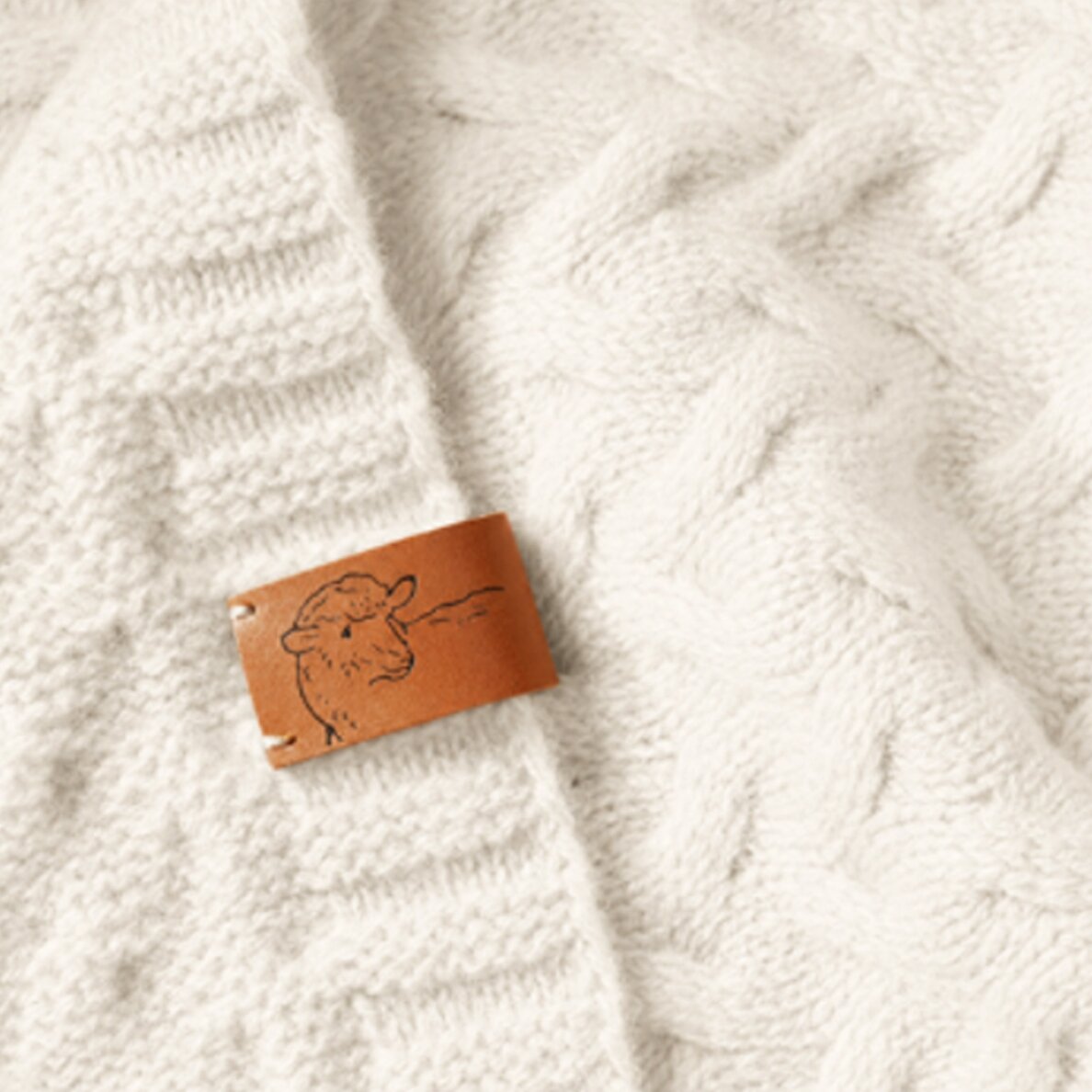 Babyono pledas merino vilnos šviesiai Baltas 1648/03 3