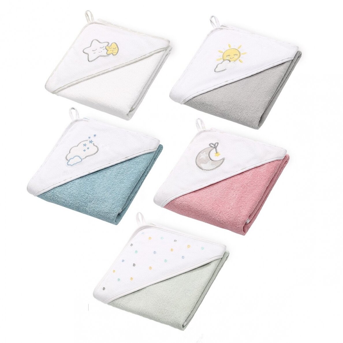 TERRY Hooded Towel 76×76 cm white 141/07 2 TERRY Hooded Towel 76×76 cm white 141/07 2