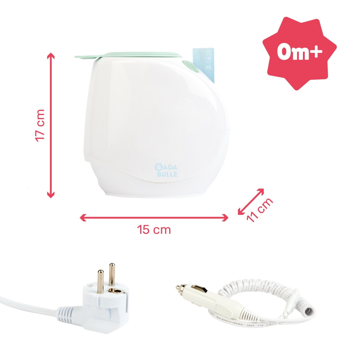 Badabulle Easy+ Bottle Warmer Home/Car B002107 3