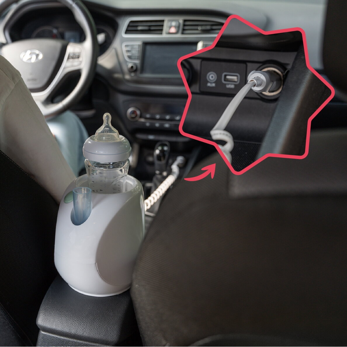 Badabulle Easy+ Bottle Warmer Home/Car B002107 7 Badabulle Easy+ Bottle Warmer Home/Car B002107 7