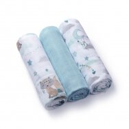 BabyOno bamboo diapers 3 pcs blue 397/12