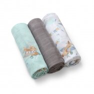 BabyOno bamboo diapers 3 pcs grey 397/10