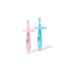 BabyOno dantų šepetukas su siurbtuku saugus nuo 6 mėn 551/01 BabyOno dantų šepetukas su siurbtuku saugus nuo 6 mėn 551/01