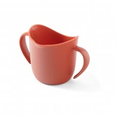 BabyOno ergonomiškas mokomasis puodelis rožinis 1463/02