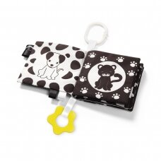 BabyOno lavinamoji knygelė Black & White gyvūnai 542 BabyOno lavinamoji knygelė Black & White gyvūnai 542