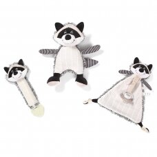 BabyOno minkštas žaislas - migdukas su čiulptuko laikikliu RACOON ROCKY 747 BabyOno minkštas žaislas - migdukas su čiulptuko laikikliu RACOON ROCKY 747