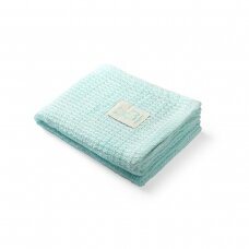 Babyono pledas megztas bambukinis mėtinis 479/03 Babyono pledas megztas bambukinis mėtinis 479/03