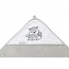 BabyOno rankšluostis su gobtuvu bambukinis 76x76 pilkas 345/03 BabyOno rankšluostis su gobtuvu bambukinis 76x76 pilkas 345/03