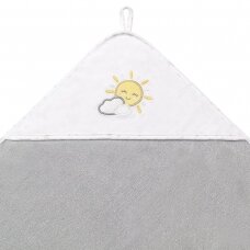 TERRY Hooded Towel 100×100 cm grey 142/08 TERRY Hooded Towel 100×100 cm grey 142/08
