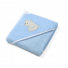 BabyOno rankšluostis su gobtuvu veliūras 100x100 mėlynas koala 540/04 BabyOno rankšluostis su gobtuvu veliūras 100x100 mėlynas koala 540/04