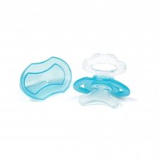 BabyOno silikoninis dantenų masažuoklis nuo 3 mėn mėlynas 1008/01 BabyOno silikoninis dantenų masažuoklis nuo 3 mėn mėlynas 1008/01