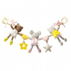 BabyOno žaislas ant autokėdutės vežimėlio BALLERINAS 1441 BabyOno žaislas ant autokėdutės vežimėlio BALLERINAS 1441