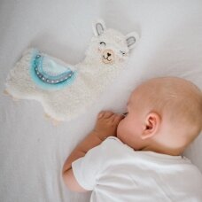 Babyono žaislas minkštas plokščias mėlynas llama 1557/02 Babyono žaislas minkštas plokščias mėlynas llama 1557/02