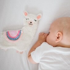 Babyono žaislas minkštas plokščias rožinis llama 1557/01 Babyono žaislas minkštas plokščias rožinis llama 1557/01