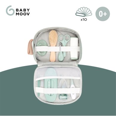 Babymoov Baby Grooming Set Matcha - 10 accessories A032007 2