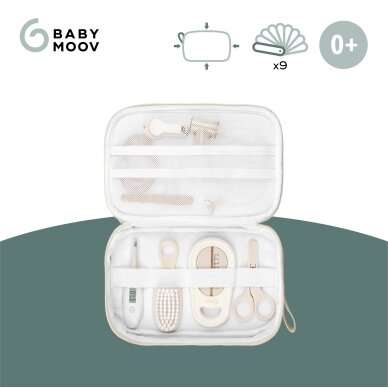 Babymoov Baby Grooming Set Sand - 9 accessories A032008 1 Babymoov Baby Grooming Set Sand - 9 accessories A032008 1