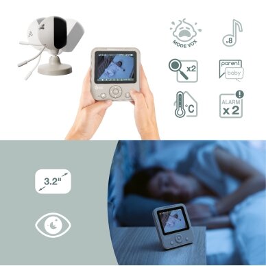 Babymoov YOO Start Video Baby Monitor A014437 2 Babymoov YOO Start Video Baby Monitor A014437 2