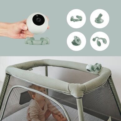 Babymoov YOO Go + HD Video Baby Monitor + 4 attachment accessories A014433 2 Babymoov YOO Go + HD Video Baby Monitor + 4 attachment accessories A014433 2