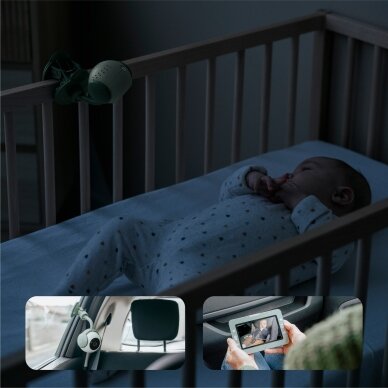 Babymoov YOO Go + HD Video Baby Monitor + 4 attachment accessories A014433 4
