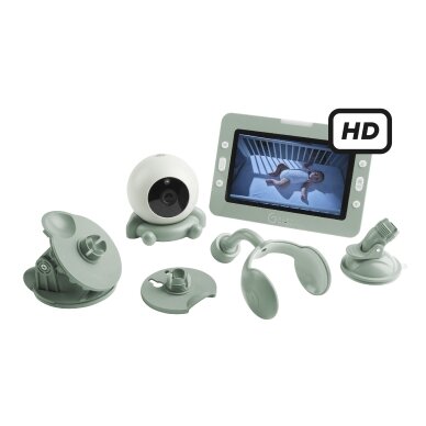 Babymoov YOO Go + HD Video Baby Monitor + 4 attachment accessories A014433 Babymoov YOO Go + HD Video Baby Monitor + 4 attachment accessories A014433