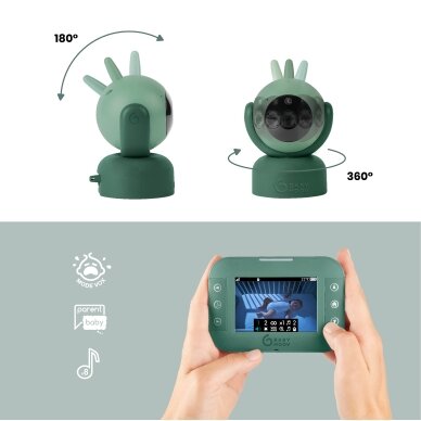 Babymoov YOO Twist Motorised Video Baby Monitor A014425 2