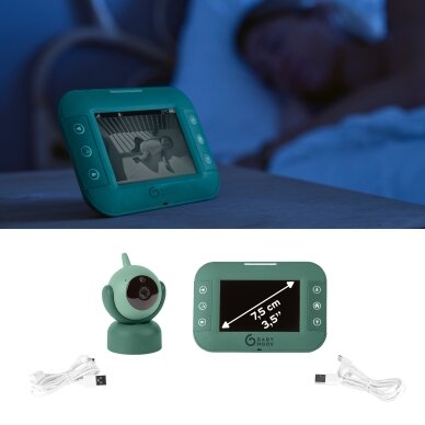 Babymoov YOO Twist Motorised Video Baby Monitor A014425 3 Babymoov YOO Twist Motorised Video Baby Monitor A014425 3