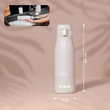 Babymoov Moov & Feed travel bottle warmer - Mineral Beige A002103 2