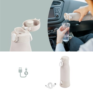 Babymoov Moov & Feed travel bottle warmer - Mineral Beige A002103 5