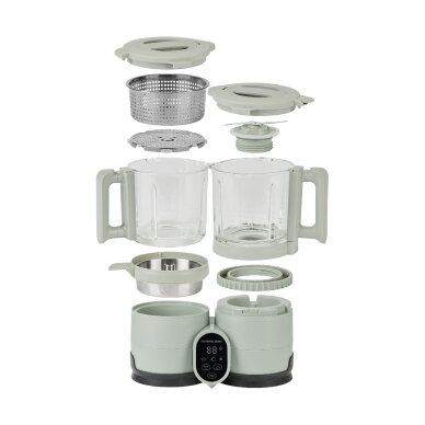 Babymoov Nutribaby Glass multifunction glass baby food maker - Celadon Green A001138 2 Babymoov Nutribaby Glass multifunction glass baby food maker - Celadon Green A001138 2