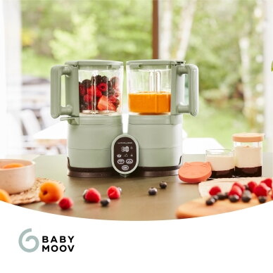Babymoov Nutribaby Glass multifunction glass baby food maker - Celadon Green A001138 8 Babymoov Nutribaby Glass multifunction glass baby food maker - Celadon Green A001138 8