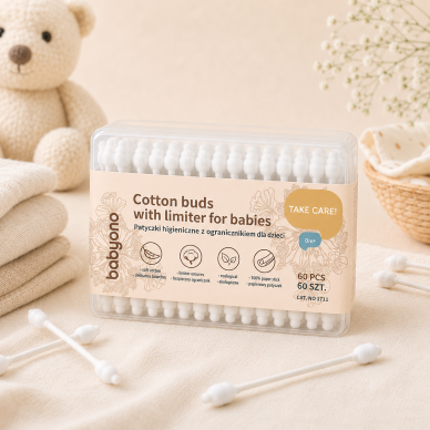 Babyono krapštukai ausims vaikiški saugus medvilniniai 60vnt 1711 2 Babyono krapštukai ausims vaikiški saugus medvilniniai 60vnt 1711 2