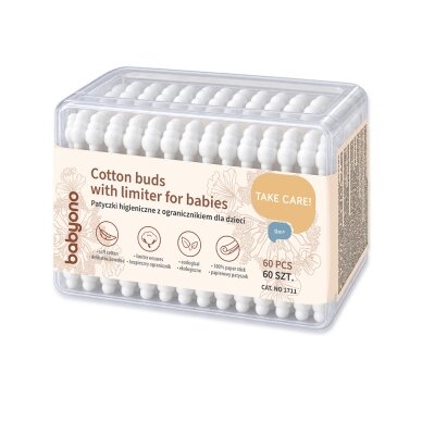 Babyono krapštukai ausims vaikiški saugus medvilniniai 60vnt 1711