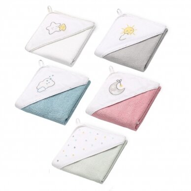TERRY Hooded Towel 100×100 cm grey 142/08 2 TERRY Hooded Towel 100×100 cm grey 142/08 2