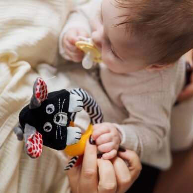 Babyono žaislas barškutis peliukas 1677 3 Babyono žaislas barškutis peliukas 1677 3