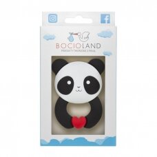 Bocioland silikoninis kramtukas, panda, BOC0511 Bocioland silikoninis kramtukas, panda, BOC0511
