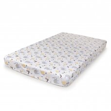 CebaBaby paklodė su guma jersey, 120*60, drambliukai CebaBaby paklodė su guma jersey, 120*60, drambliukai