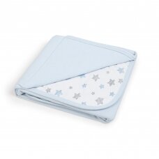 CebaBaby pledas Jersey 90x100 mėlynos - žvaigždės, mėlynas CebaBaby pledas Jersey 90x100 mėlynos - žvaigždės, mėlynas