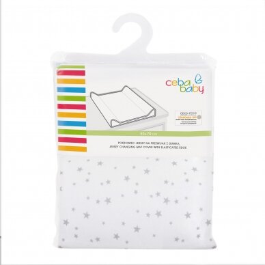 CEBA BABY DOUBLE-SIDED CHILDREN'S BLANKET JERSEY SMALL STARS