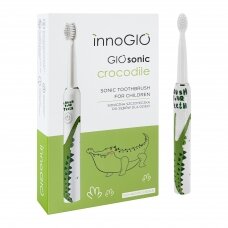 InnoGiO garsinis dantų šepetėlis krokodilas GIO-460