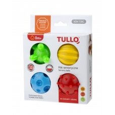 Kamuoliukai sensoriniam vystymui Tullo, 4 vnt., 459 Kamuoliukai sensoriniam vystymui Tullo, 4 vnt., 459